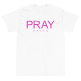 Pray Brand T-Shirt (Pink)