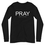 Pray Brand Long Sleeve Tees (White)
