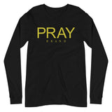 Pray Brand Long Sleeve Tees (Gold)