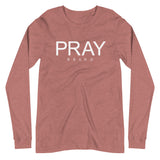 Pray Brand Long Sleeve Tees (White)