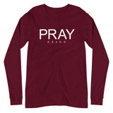 Pray Brand Long Sleeve Tees (White)