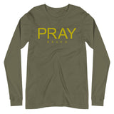 Pray Brand Long Sleeve Tees (Gold)