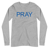 Pray Brand Long Sleeve Tees (Blue)