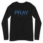 Pray Brand Long Sleeve Tees (Blue)