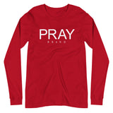 Pray Brand Long Sleeve Tees (White)